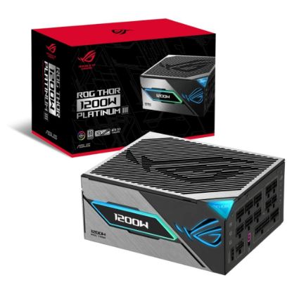 Obrázek ASUS zdroj ROG Thor 1200 W Platinum III, 135mm, 80Plus Platinum, ATX 3.1