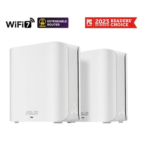 Obrázek ASUS ZenWifi BD4 2- pack, WiFi7 Extendable Router, AiMesh, 2x WAN/ LAN