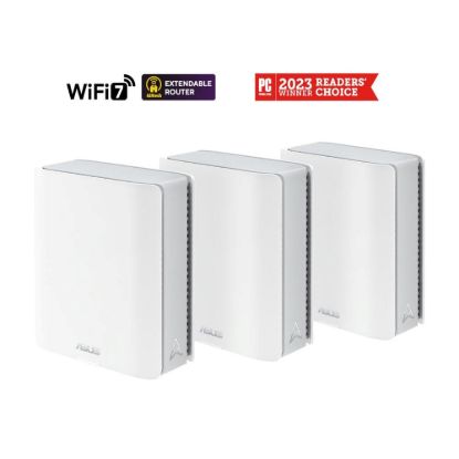 Obrázek ASUS ZenWifi BT10 3- pack, WiFi7 Extendable Router, AiMesh, 2x WAN/ LAN, 1x LAN, 1x 3.0