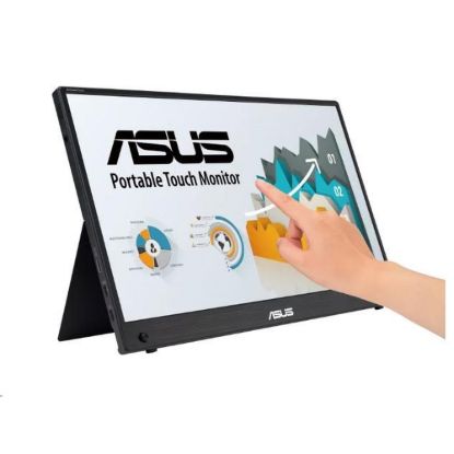 Obrázek ASUS LCD 15.6" MB16AMTR ZenScreen Touch 1920 x 1080 IPS Built- in Battery Mini- HDMI Compatible with Laptops…
