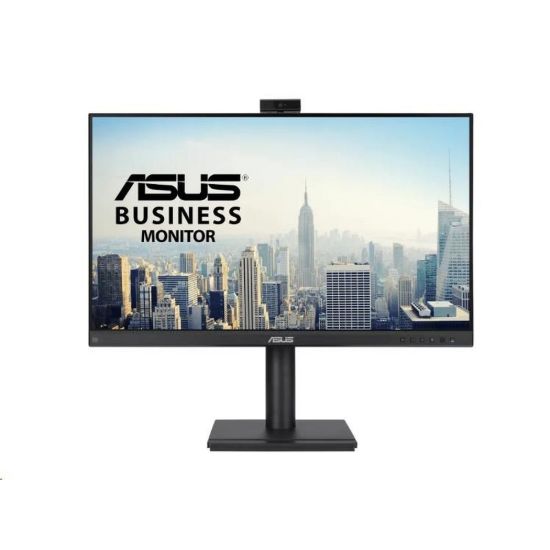 Obrázek ASUS LCD 23.8" BE249QFK Video Conferencing Monitor, FHD, IPS, 100 Hz, Frameless, FHD Webcam, Mic Array, Stereo Speakers
