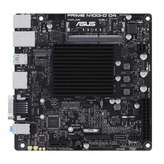 Obrázek ASUS MB PRIME N100I- D D4- CSM, Intel® Processor N100, 1xDDR4, 1xHDMI, 1xDP, 1xVGA, Mini- ITX
