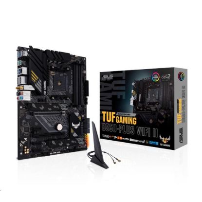 Obrázek ASUS MB Sc AM4 TUF GAMING B550- PLUS (WI- FI) II, AMD B550, 4xDDR4, 1xDP, 1xHDMI, WI- FI