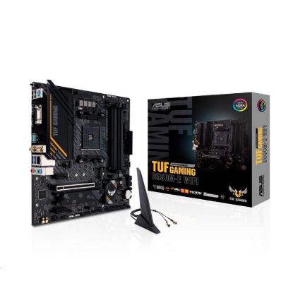 Obrázek ASUS MB Sc AM4 TUF GAMING B550M- E (WI- FI), AMD B550, 4xDDR4, 1xDP, 1xHDMI, VGA, WI- FI, mATX