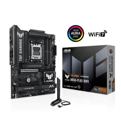 Obrázek ASUS MB Sc AM5 TUF GAMING B850- PLUS WIFI, AMD B850, 4xDDR5, 1xDP, 1xHDMI, WiFi, ATX