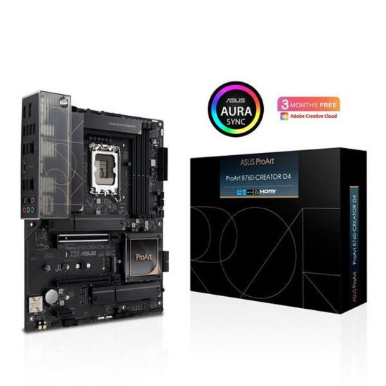 Obrázek ASUS MB Sc LGA1700 PROART B760- CREATOR D4, Intel B760, 4xDDR4, 1xDP, 1xHDMI
