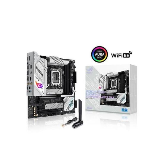 Obrázek ASUS MB Sc LGA1700 ROG STRIX B760- G GAMING WIFI D4, Intel B760, 4xDDR4, 1xDP, 1xHDMI, WI- FI, mATX
