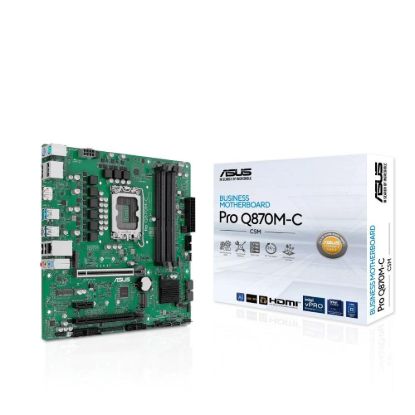 Obrázek ASUS MB Sc LGA1851 PRO Q870M- C- CSM, Intel Q870, 4xDDR5, 2xDP, 1xHDMI, mATX