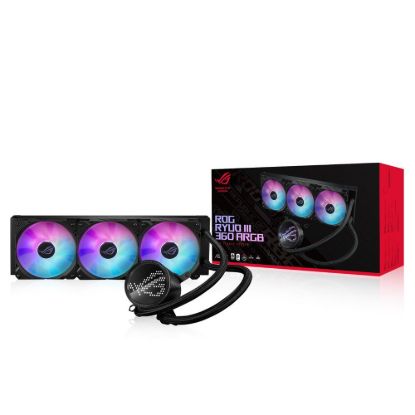 Obrázek ASUS vodní chladič CPU AIO ROG RYUO III 360 ARGB, 3 x 120mm, LGA1851, AM5