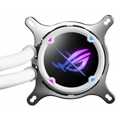 Obrázek ASUS vodní chladič CPU AIO ROG STRIX LC II 360 ARGB WHITE, 3 x 120mm, LGA1851, AM5