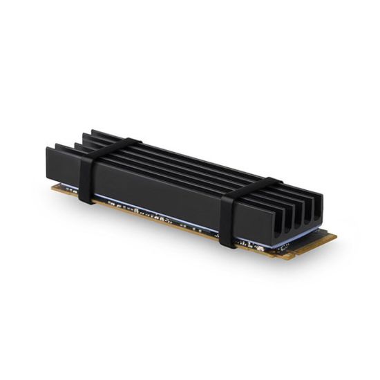 Obrázek AXAGON CLR- M2L10, hliníkový pasivní chladič pro M.2 2280 SSD, výška 10 mm