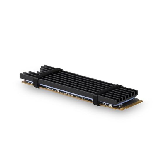 Obrázek AXAGON CLR- M2L3, hliníkový pasivní chladič pro M.2 2280 SSD, výška 3 mm