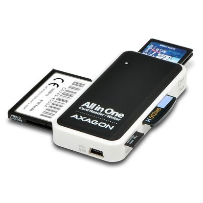Obrázek AXAGON CRE- X1, USB 2.0 externí MINI čtečka 5- slot ALL- IN- ONE