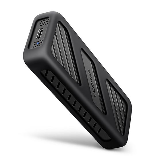Obrázek AXAGON EEM2- 20G, USB- C 20Gbps - M.2 NVMe SSD kovový ARMORED box