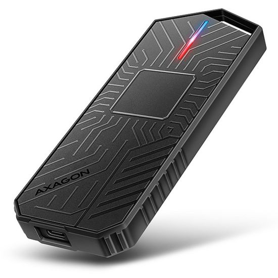 Obrázek AXAGON EEM2- GAM, USB- C 10Gbps - NVMe & SATA SSD GAME M.2 box, bezšroubkový