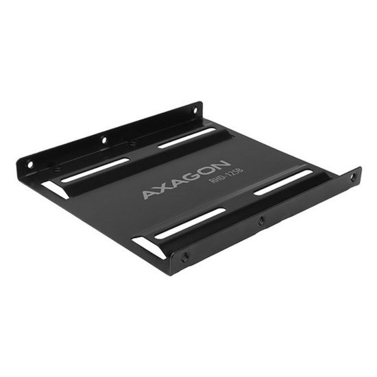 Obrázek AXAGON RHD- 125B, kovový rámeček pro 1x 2.5" HDD/ SSD do 3.5" pozice, černý