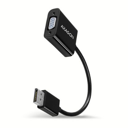 Obrázek AXAGON RVD- VGN, DisplayPort - > VGA redukce / adaptér, FullHD, 1920*1200