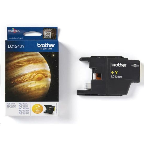 Obrázek BROTHER INK LC- 125XLC, azurový inkoust - DCP- J4110DW, MFC- J4410DW, MFC- J4510DW, MFC- J4610DW, MFC- J4710DW, MFC…