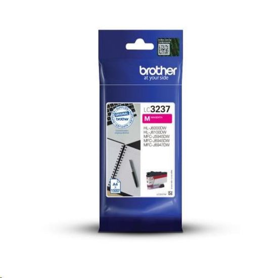 Obrázek BROTHER INK LC- 3237M - magenta 1500stran - pro MFC- J5945DW, MFC- J6945DW, MFC- J6947DW