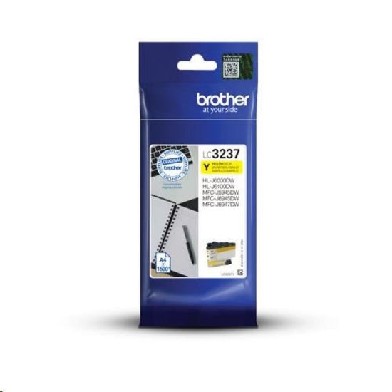 Obrázek BROTHER INK LC- 3237Y - yellow 1500stran - pro MFC- J5945DW, MFC- J6945DW, MFC- J6947DW