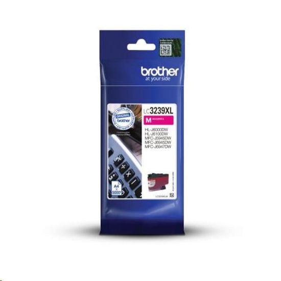 Obrázek BROTHER INK LC- 3239XLM - magenta 5000stran - pro MFC- J5945DW, MFC- J6945DW, MFC- J6947DW