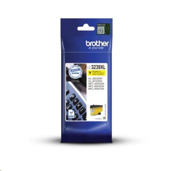 Obrázek BROTHER INK LC- 3239XLY - yellow 5000stran - pro MFC- J5945DW, MFC- J6945DW, MFC- J6947DW
