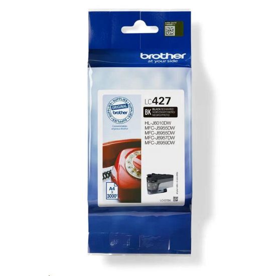 Obrázek BROTHER INK LC- 427BK - cca 3000 stran, pro MFC- 5955 6955 6957 6959 J6010