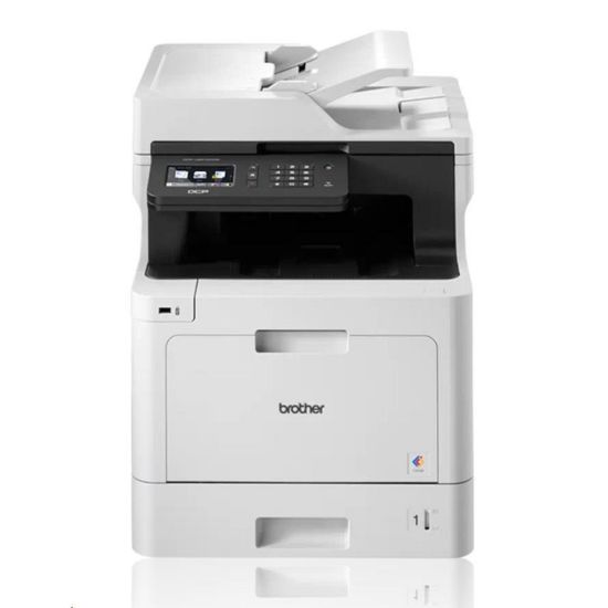 Obrázek BROTHER multifunkce color laserová DCP- L8410CDW - A4, 31ppm 512MB 2400 x 600 PCL LAN USB WiFi 250l 50ADF, DUPLEX