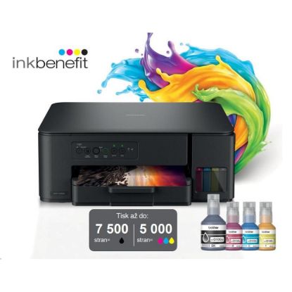 Obrázek BROTHER multifunkce inkoustová DCP- T430 W - A4 128MB 2400 x 600 16ppm USB 2.0. WIFI - INKTANK, INK BENEFIT