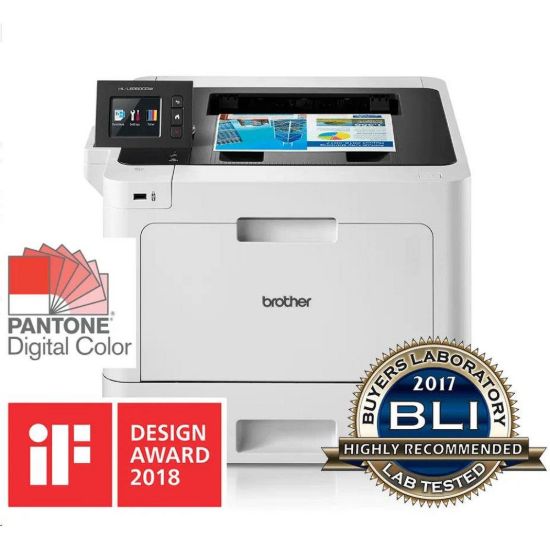 Obrázek BROTHER tiskárna color laserová HL- L8360CDW - A4, 31ppm, 2400 x 600, 512MB, PCL6, USB 2.0, LAN, WiFi, 250+50listů…
