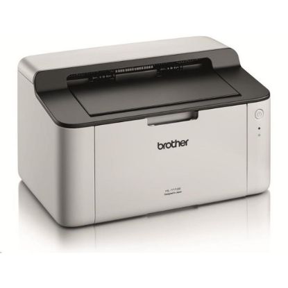 Obrázek BROTHER tiskárna laserová mono HL- 1110E - A4, 20ppm, 600 x 600, 1MB, GDI, USB 2.0, bílá