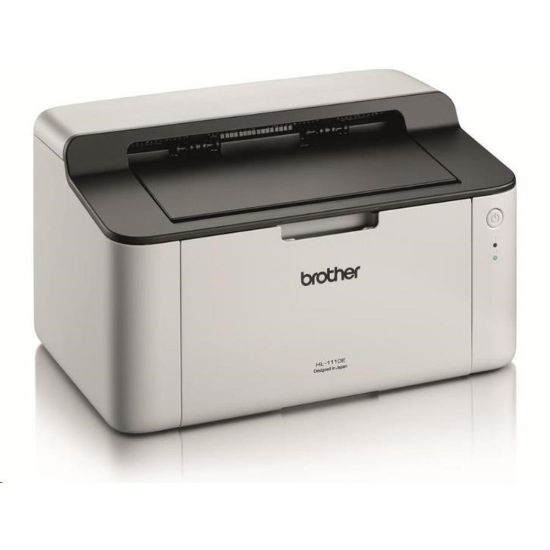 Obrázek BROTHER tiskárna laserová mono HL- 1110E - A4, 20ppm, 600 x 600, 1MB, GDI, USB 2.0, bílá