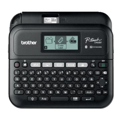 Obrázek BROTHER tiskárna štítků PT- D460BTVP, 18mm pásky, USB, kufřík, velký grafický displej
