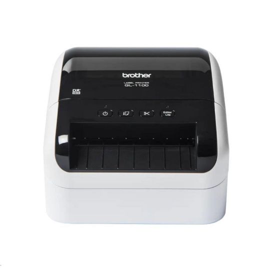 Obrázek BROTHER tiskárna štítků QL- 1110 - 101, 6mm, termotisk, USB, WIFI, BT, LAN, Profesionální Tiskárna Štítků