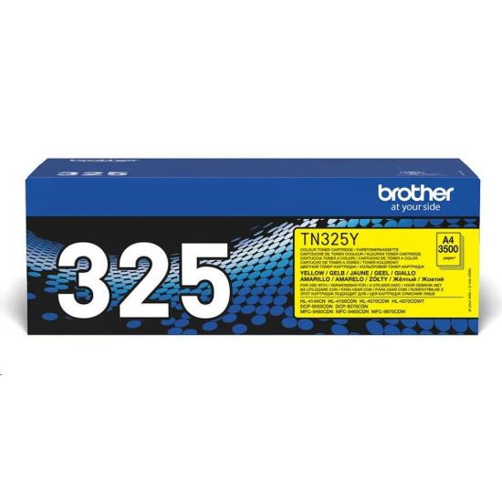Obrázek BROTHER Toner TN- 325Y žlutá pro HL- 4150CDN/ HL4570CDW - cca 3500stran