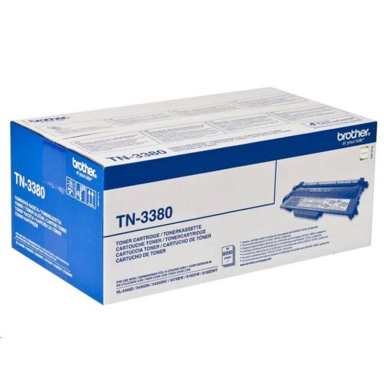 Obrázek BROTHER Toner TN- 3380 pro HL5440D, HL5450DN, Hl5470DW, HL6180DW, MFC- 8950DW - 8000stran