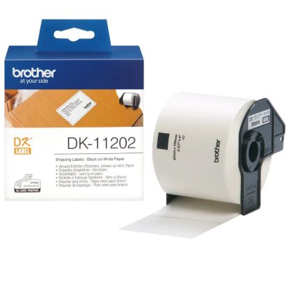 Obrázek BROTHER DK- 11202 Poštovní štítky 62 x 100mm (300 ks)