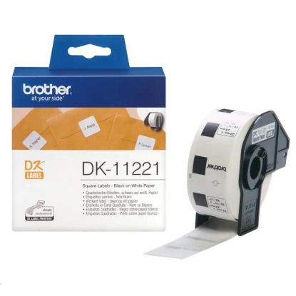 Obrázek BROTHER DK- 11221 (papírové / čtvercové, 23 x 23mm - 1000 ks)