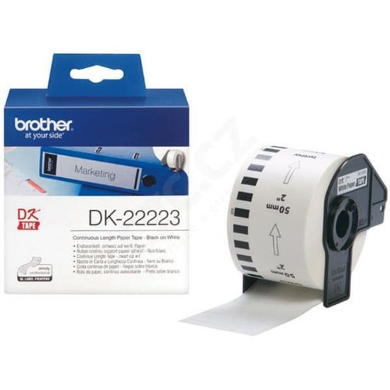 Obrázek BROTHER DK- 22223 papírová role (50mm x 30.48 m)