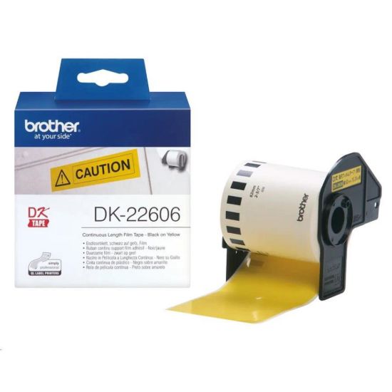 Obrázek BROTHER DK- 22606 žlutá filmová role 62mm x 15, 24m