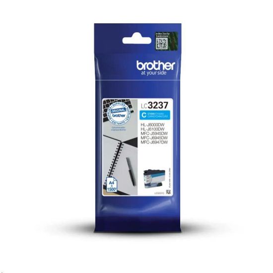 Obrázek BROTHER INK LC- 3237C - cyan 1500stran - pro MFC- J5945DW, MFC- J6945DW, MFC- J6947DW