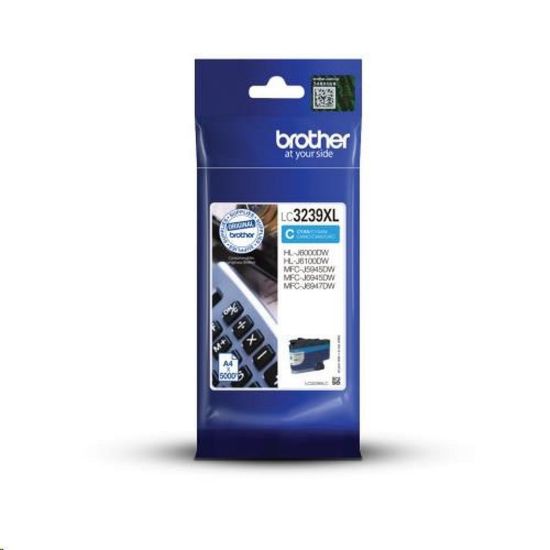 Obrázek BROTHER INK LC- 3239XLC - cyan 5000stran - pro MFC- J5945DW, MFC- J6945DW, MFC- J6947DW