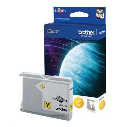Obrázek BROTHER INK LC-970Y yellow (EW*) cca 300