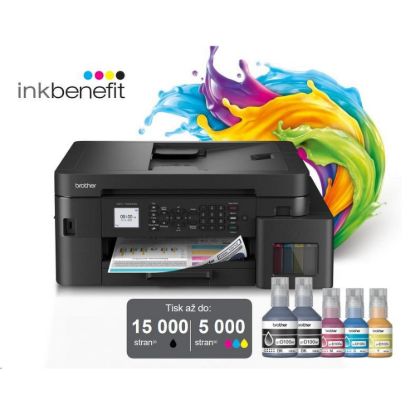 Obrázek BROTHER multifunkce inkoustová MFC- T930DW - A4 128MB 2400 x 600 17ppm LCD FAX USB 2.0. WIFI - INKTANK, INK BENEFIT