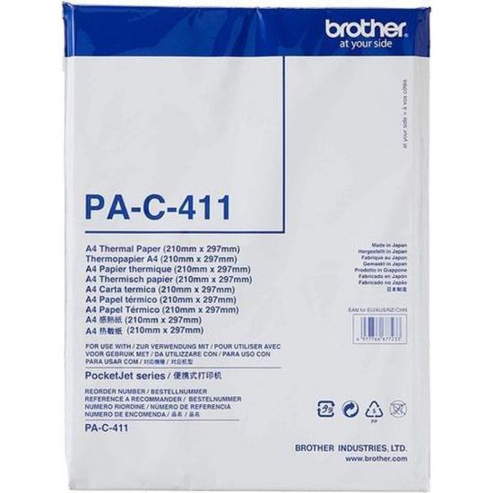 Obrázek BROTHER papír - PA-C-411 termopapír A4, 100ks