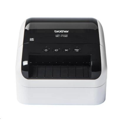 Obrázek BROTHER tiskárna štítků QL- 1100 - 101, 6mm, termotisk, USB, Profesionální Tiskárna Štítků - Vestavěná řezačka