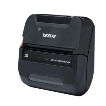 Obrázek BROTHER tiskárna účtenek RJ- 4250 WB ( termotisk, 118mm účtenka, USB bluetooth, 203DP I, 127 mm/ s) - bez baterie a…