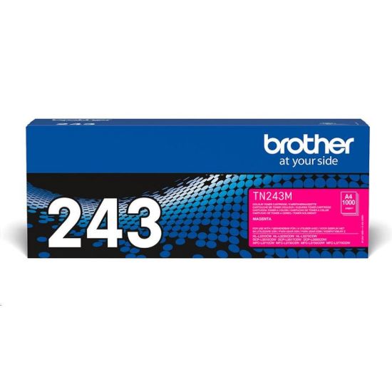 Obrázek BROTHER Toner TN- 243M - PRO HLL3210 HLL3270 DCPL3510 DCPL3550 MFCL3730 MFCL3770 - cca 1000stran