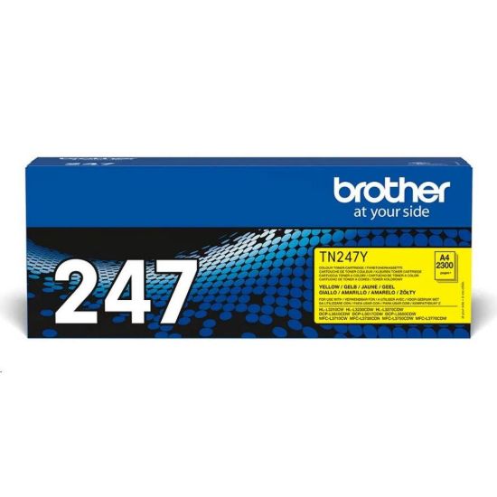 Obrázek BROTHER Toner TN- 247Y - PRO HLL3210 HLL3270 DCPL3510 DCPL3550 MFCL3730 MFCL3770 - cca 2300stran