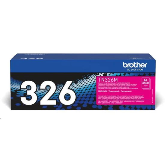 Obrázek BROTHER Toner TN- 326M Laser Supplies - 3500stran - pro DCP- L8450CDW
